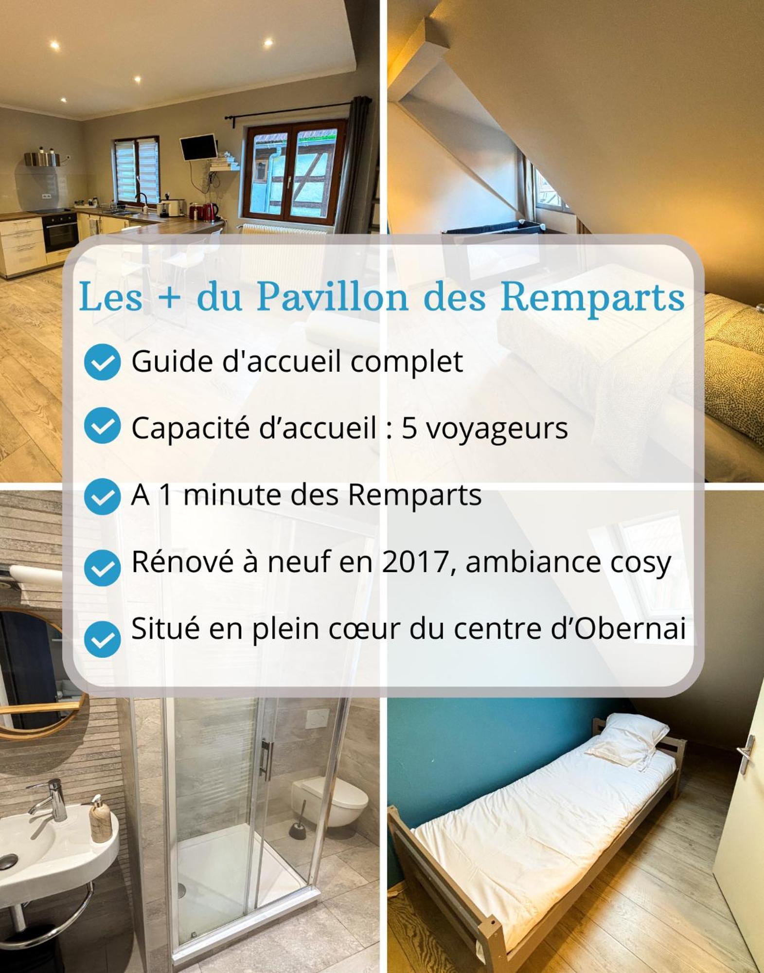 Le Pavillon Des Remparts - Commerces A Proximite - Centre-Ville - Appartement Cosy Obernai Eksteriør billede